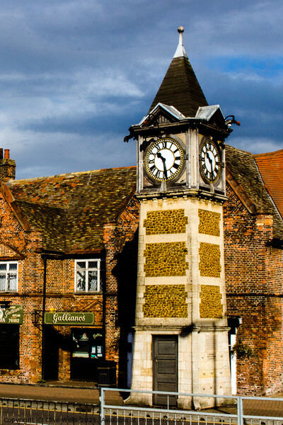 The Clock in Gaywood, Kings Lynn Picture Board by Clive Wells