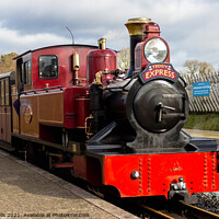 Buy canvas prints of Narrow gauge steam train by Clive Wells