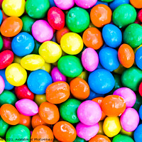 Buy canvas prints of Colourful sweets by Clive Wells