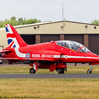 Buy canvas prints of RAF Red  Arrow by Clive Wells