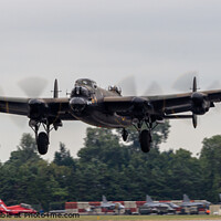 Buy canvas prints of Avro Lancaster by Clive Wells