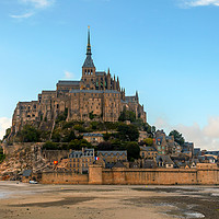 Buy canvas prints of Mont Saint Michel in Normandy, France by Lenscraft Images