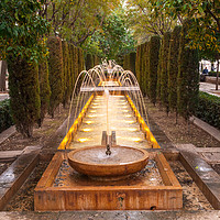 Buy canvas prints of Fountain in Palma de Mallorca by Lenscraft Images