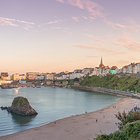 Buy canvas prints of Tenby Harbour by Drew Davies