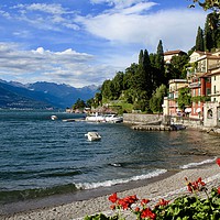 Buy canvas prints of A shot of Varenna, Lake Como, Italy. by Matthew Homes