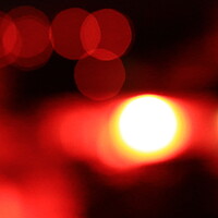 Buy canvas prints of City lights in red color abstract picture by Roman Zajíc
