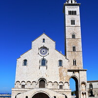 Buy canvas prints of West  facade of the Cathedral in Trani, Apulia region, Italy. by Luigi Petro