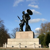 Buy canvas prints of Statue of Achilles in Hyde Park, London. by Luigi Petro