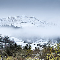 Buy canvas prints of Band of mist by sharon carse