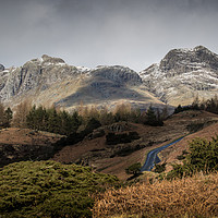 Buy canvas prints of Road to Langdales by sharon carse