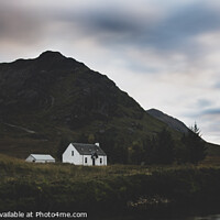 Buy canvas prints of Little White House - Glen Etive by Ryan Brown