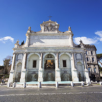 Buy canvas prints of Fontana dell'Acqua Paola in Rome by Valerio Rosati