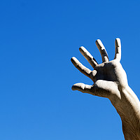 Buy canvas prints of Marble hand by Valerio Rosati