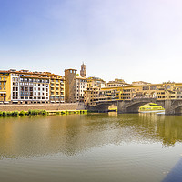 Buy canvas prints of Ponte Vecchio (Old Bridge) in Florence by Valerio Rosati