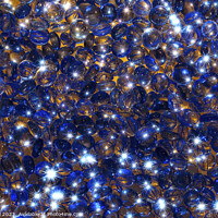 Buy canvas prints of Starry abstract beads by Bob Hall