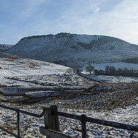 Buy canvas prints of Bamford hills in winter time by Bob Hall