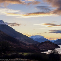 Buy canvas prints of The Majestic Pap of Glencoe and Loch Leven by Phill Thornton