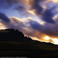 Buy canvas prints of Majestic Sunset at The Old Man of Storr No. 4 by Phill Thornton