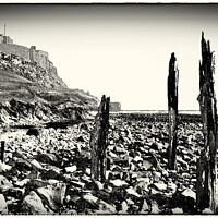 Buy canvas prints of Lindisfarne Castle, Holy Island, Northumberland ol by Phill Thornton
