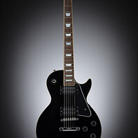 Buy canvas prints of Eclipse of Black Guitar by Phill Thornton