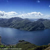 Buy canvas prints of Views from Beinn Sgritheall over Loch Hourn by Phill Thornton