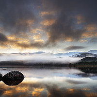 Buy canvas prints of Sunrise over Loch Morlich by Phill Thornton