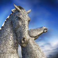 Buy canvas prints of The Kelpies No.3 by Phill Thornton