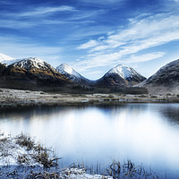 Buy canvas prints of Glen Etive Scotland panorama by Phill Thornton