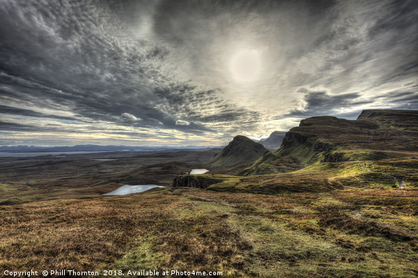 The Trotternish Ridge. Picture Board by Phill Thornton