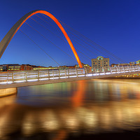 Buy canvas prints of Gateshead Millennium Bridge by Phill Thornton
