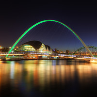 Buy canvas prints of Gateshead Millennium Bridge No.2 by Phill Thornton