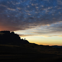 Buy canvas prints of Sunsetting over The Old Man of Storr. by Phill Thornton