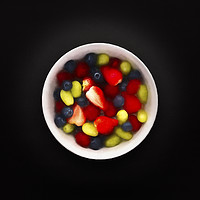 Buy canvas prints of Still life of a bowl of fresh fruit salad. by Phill Thornton