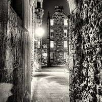Buy canvas prints of Lady Stairs Close, Edinburgh Old Town. by Phill Thornton