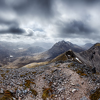 Buy canvas prints of View from the top of Spidean Coire nan Clach by Phill Thornton