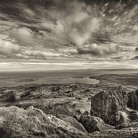 Buy canvas prints of View from the top of the Needle Rock, Isle of Skye by Phill Thornton