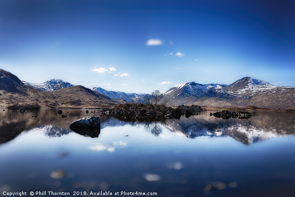 Blue Rannoch Moor  Picture Board by Phill Thornton