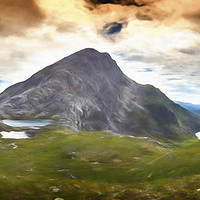 Buy canvas prints of View of An Ruadh-Stac from Maol Chean-dearg by Phill Thornton