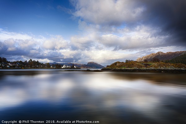 Storm clouds over Plockton Picture Board by Phill Thornton
