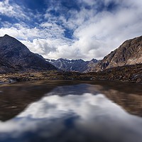 Buy canvas prints of The Cuillin ridge from Loch Coruisk by Phill Thornton