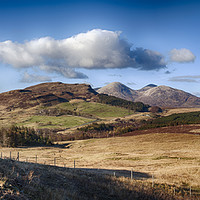 Buy canvas prints of Broadford Hills, from the west, Isle of Skye by Phill Thornton