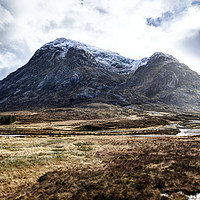 Buy canvas prints of Storm clouds over Stob Dearg by Phill Thornton