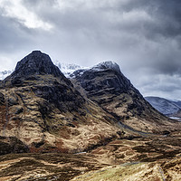 Buy canvas prints of The Three Sisters of Glencoe No. 3. by Phill Thornton