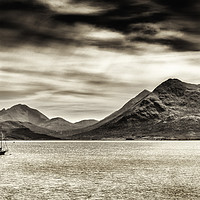 Buy canvas prints of Stormy skies over the The Sound of Raasay by Phill Thornton