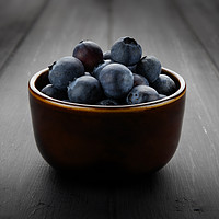 Buy canvas prints of Still life of blueberries in a bowl by Phill Thornton