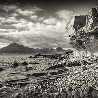Buy canvas prints of The Black Cuillins from Elgol by Phill Thornton