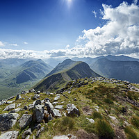 Buy canvas prints of View down Buachaille Etive Mor. by Phill Thornton