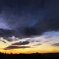 Buy canvas prints of East Lothian sunset by Phill Thornton