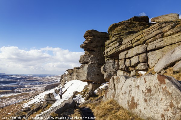 Stanage Edge No. 1 Picture Board by Phill Thornton