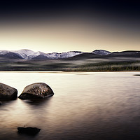 Buy canvas prints of Loch Morlich No.6 (Panoramic) by Phill Thornton